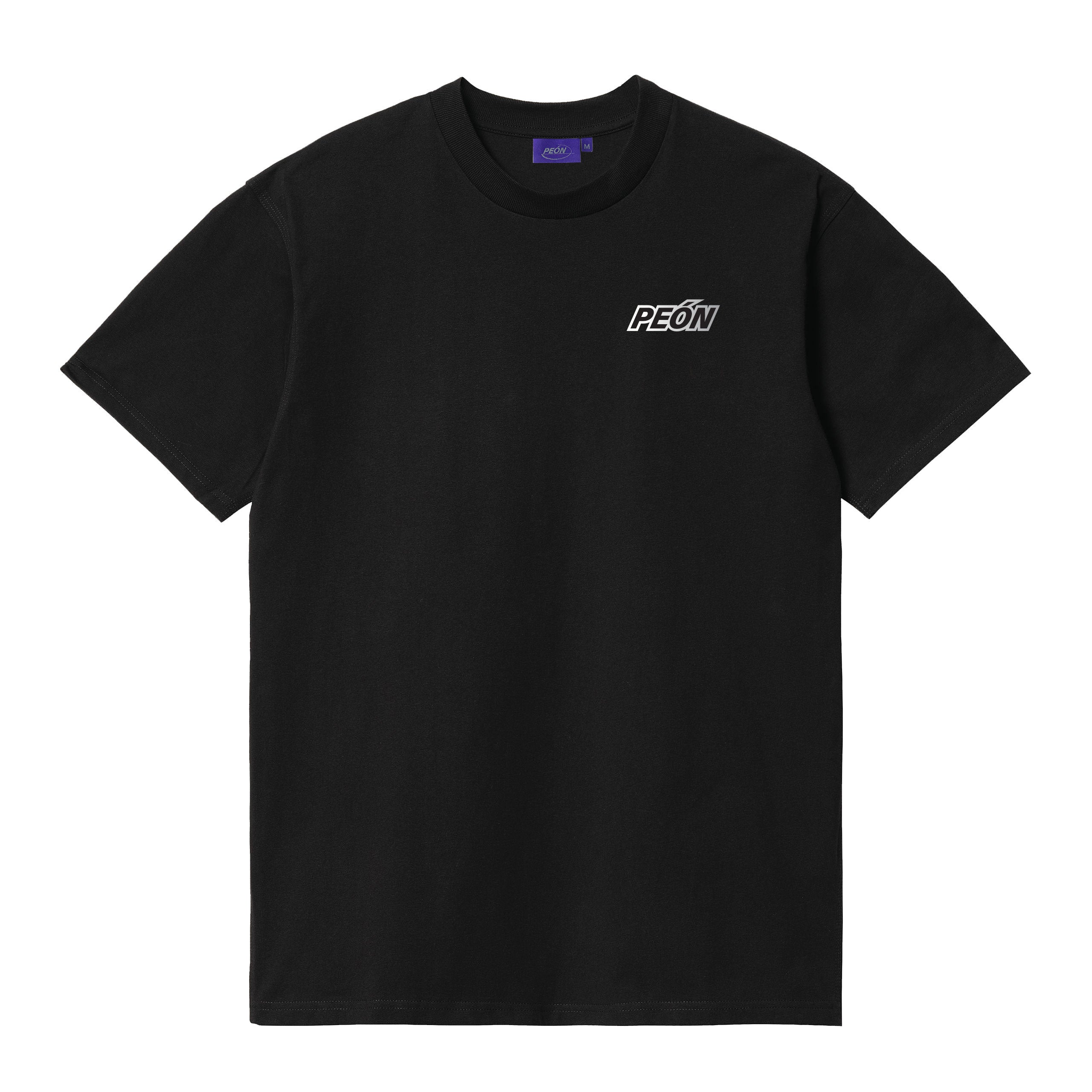 LOGO TEE BLACK / SILVER