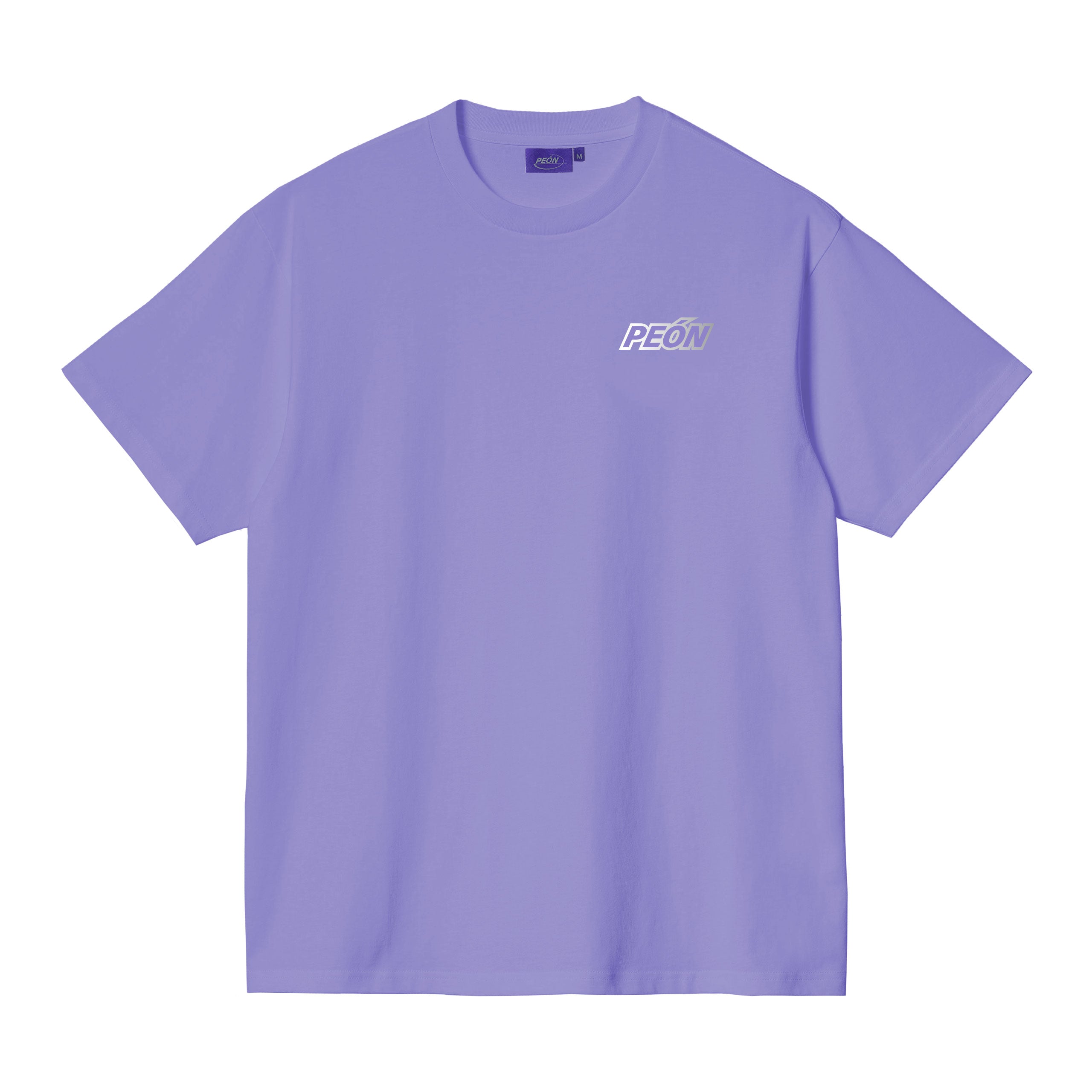 LOGO TEE PURPLE / SILVER