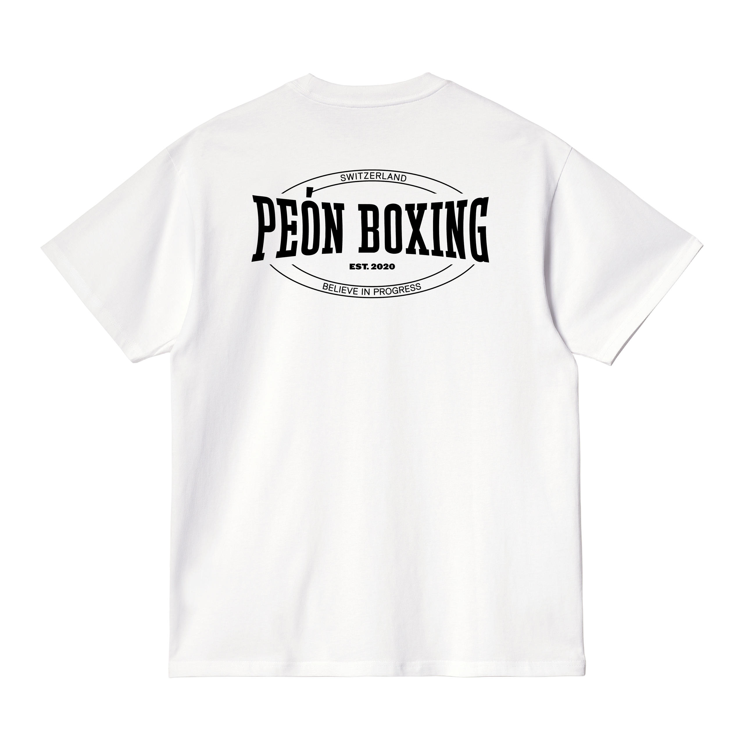 BOXING TEE WHITE / BLACK