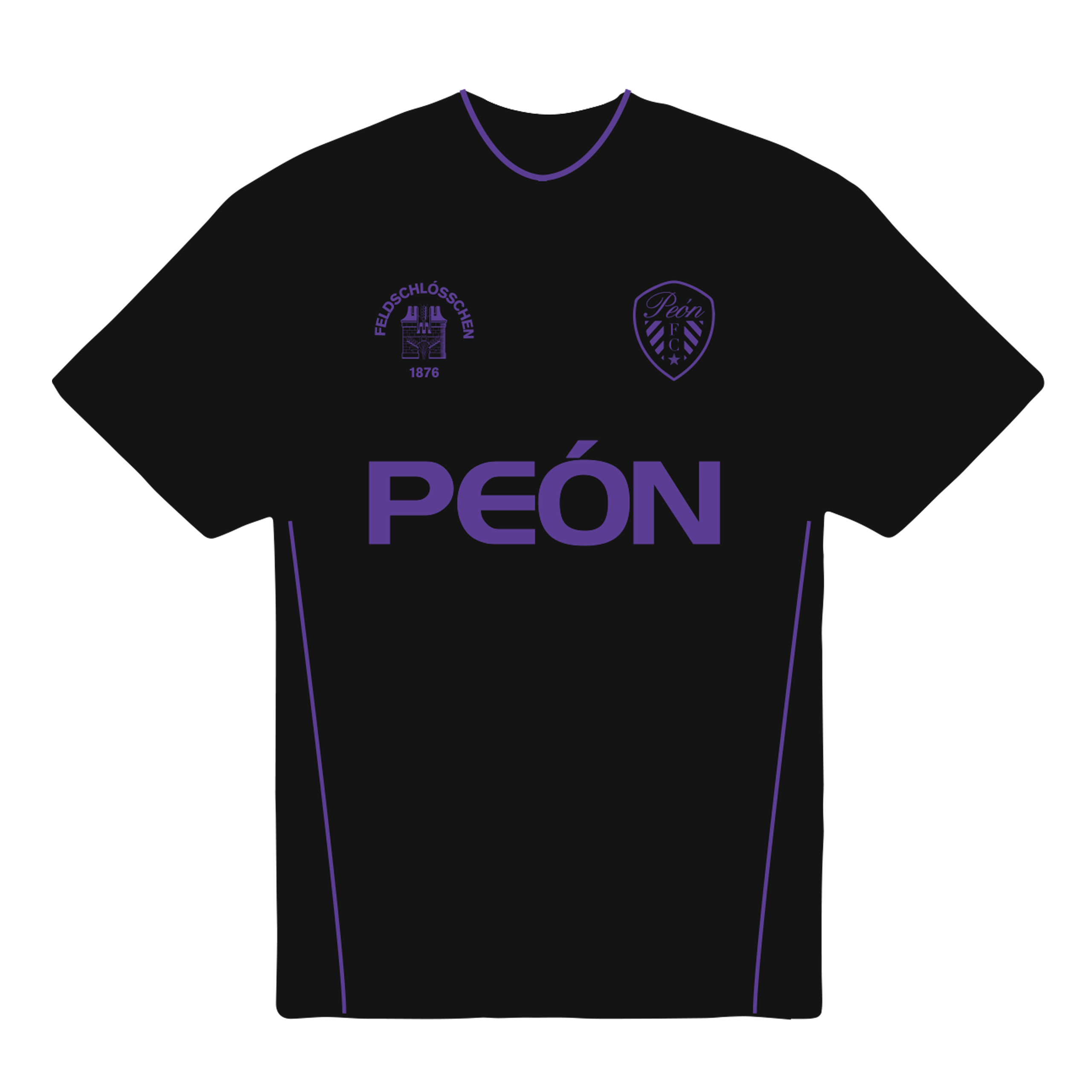 PEÓN X FELDSCHLÖSSCHEN FOOTBALL JERSEY BLACK