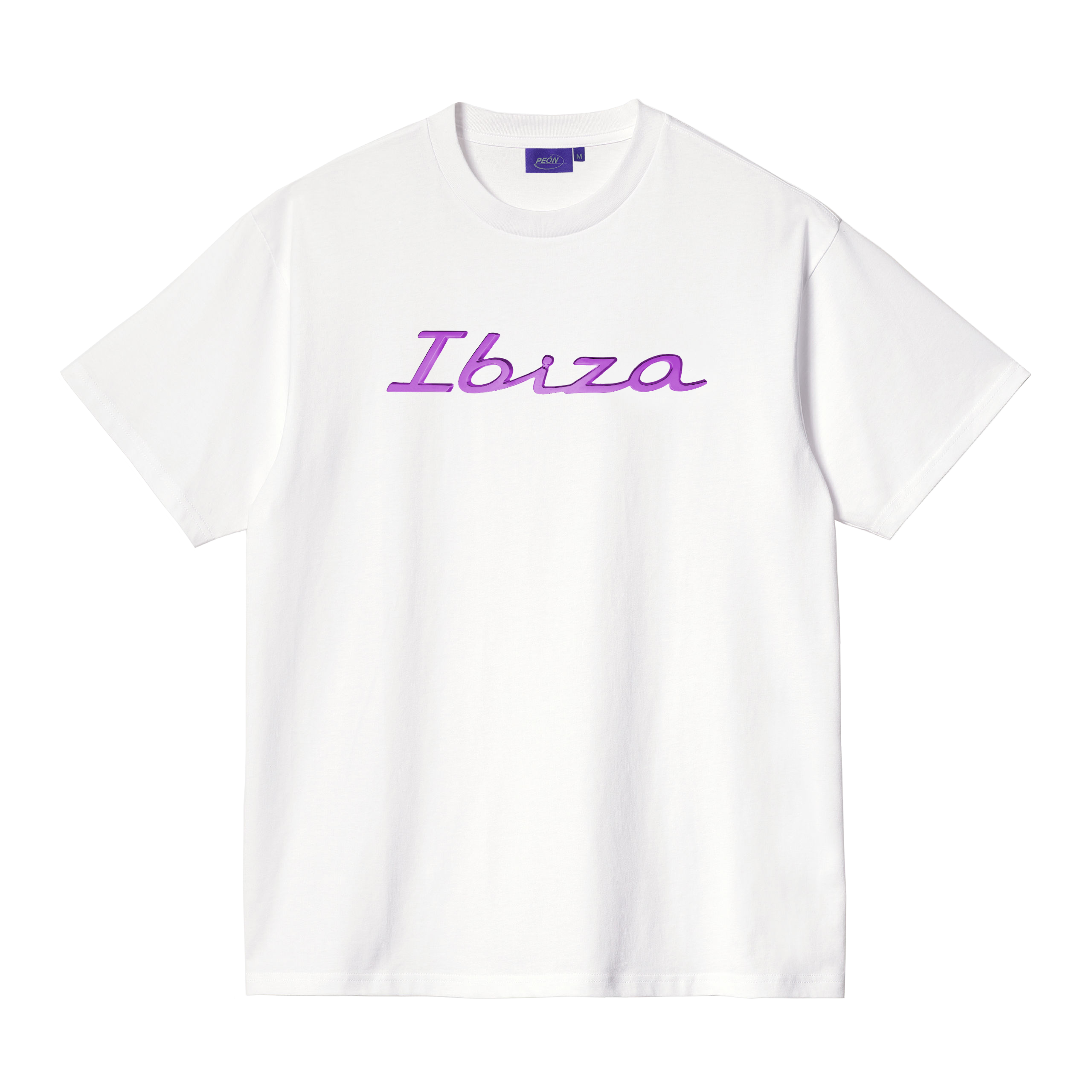 'IBIZA' TEE PINK/WHITE