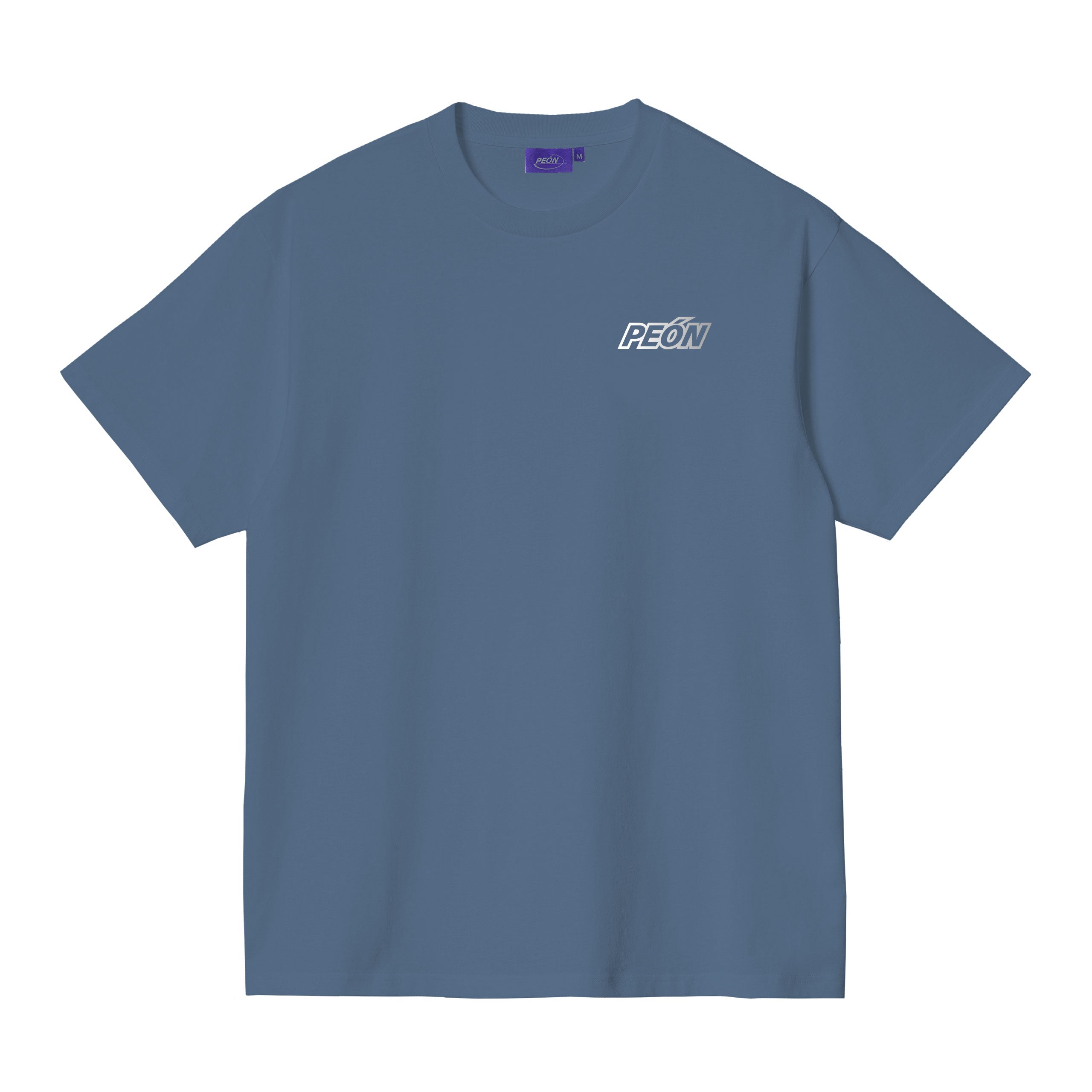LOGO TEE BLUE / SILVER