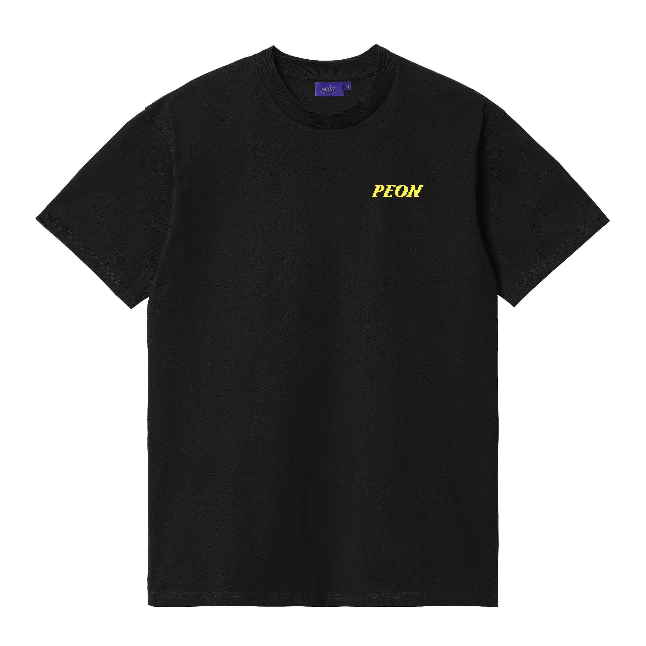 PIXEL TEE BLACK / YELLOW