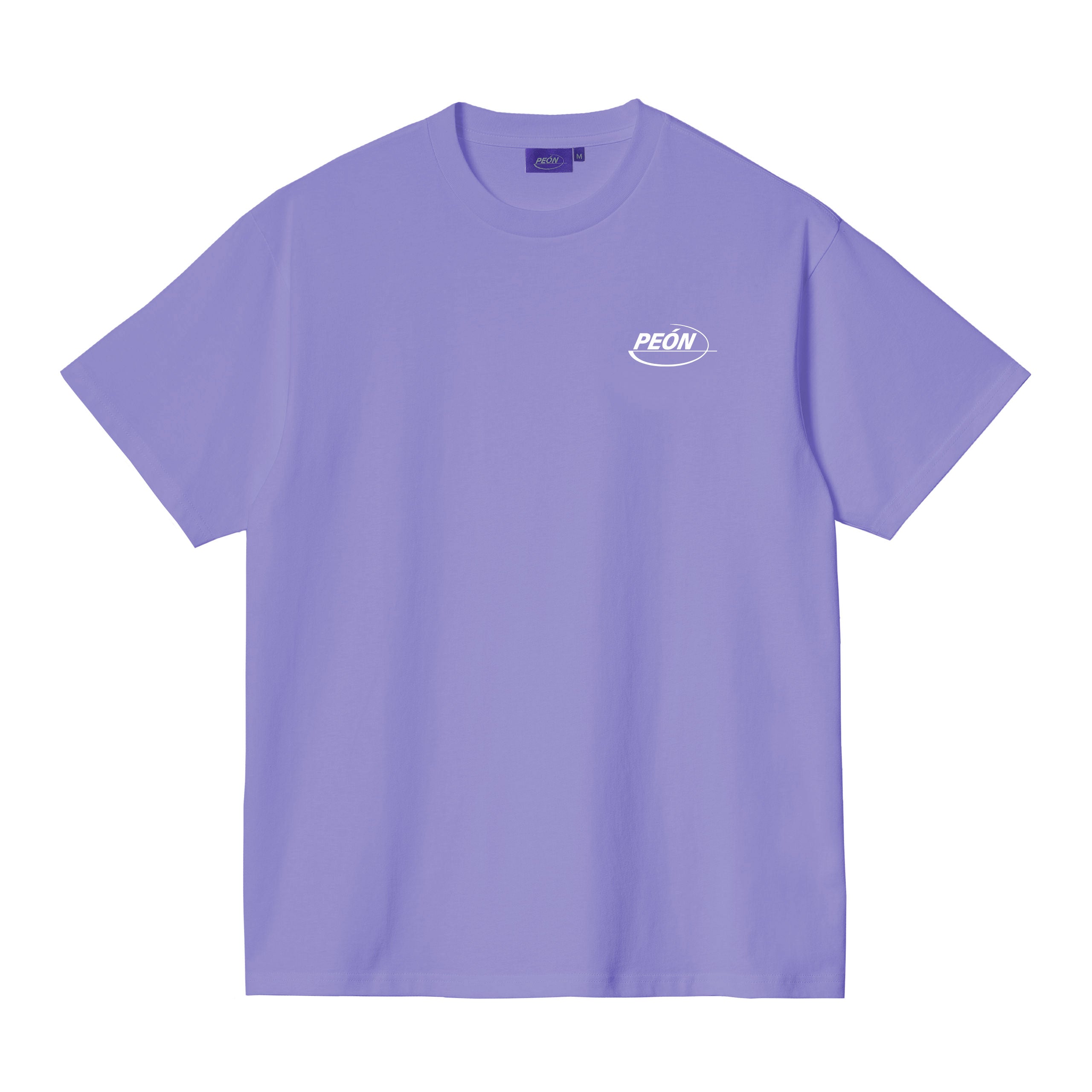 SIGNATURE TEE PUPLE / WHITE
