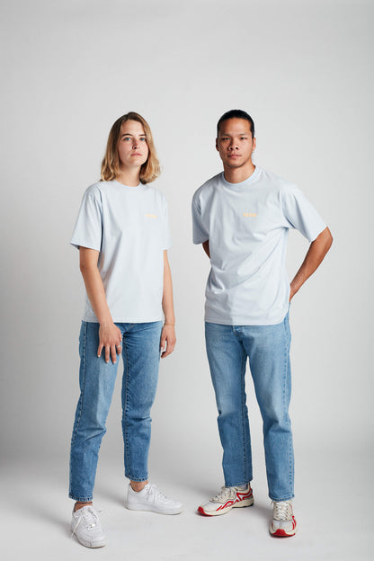 T-SHIRT HEATHER BLUE (6614292267168)